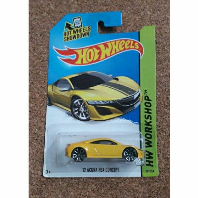 Hot Wheels Workshop 12 Acura NSX Concept รุ่นเก่า หายาก นอนกล่อง รถเหล็ก รถของเล่น รถเหล็กสะสม toy car car toy majorette