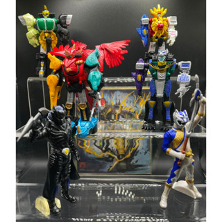 โมเดล Hyakuju Super Sentai กาโอเรนเจอร์ ซุปเปอร์ เซนไต Gaoranger and Herricaneger  Bandai หายาก สินค้ามือ1 พร้อมส่ง