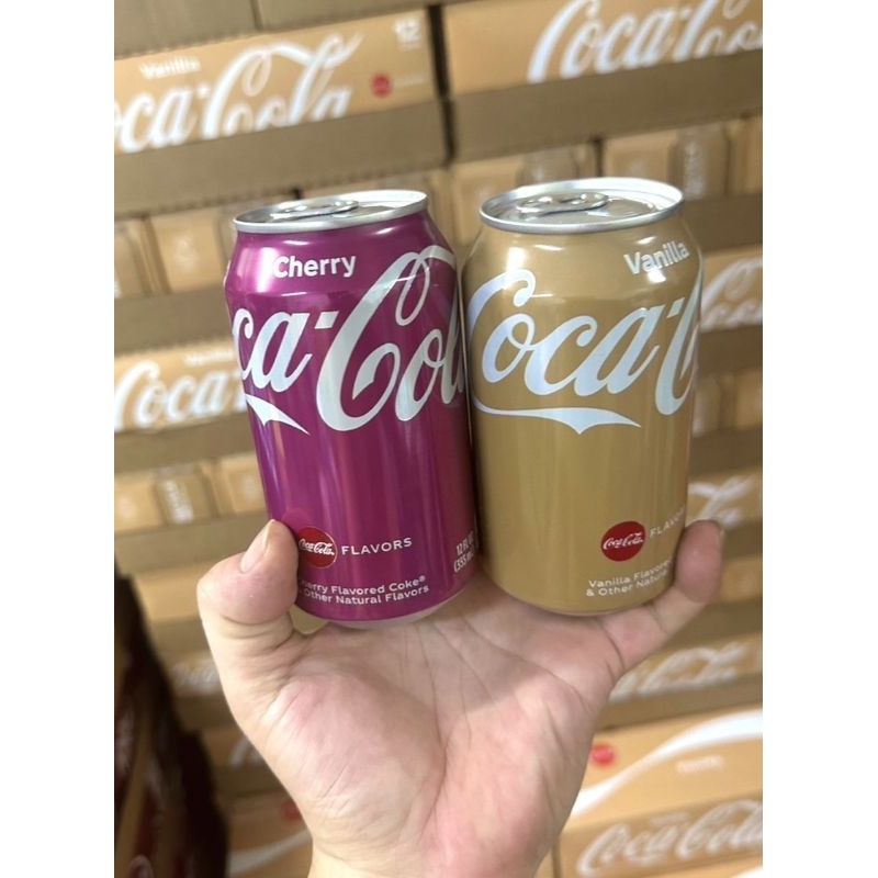 Coke Cherry, Coke Vanilla 12 fl oz. (355ml.) โค้กเชอรี่, โค้กวนิลา (สินค้าพร้อมส่ง)