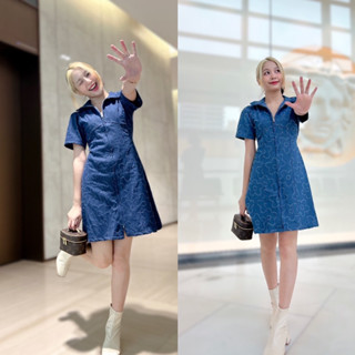 Kayla Dress เดรสยีนส์สั้นงานซิปหน้า