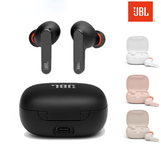 JBL LIVE PRO + TWS หูฟังตัดเสียงรบกวนกันน้ำสเตอริโอหูฟังพร้อมไมโครโฟนเคสชาร์จ Bluetooth 5.0 หูฟังสมาร์ทหูฟังกีฬา