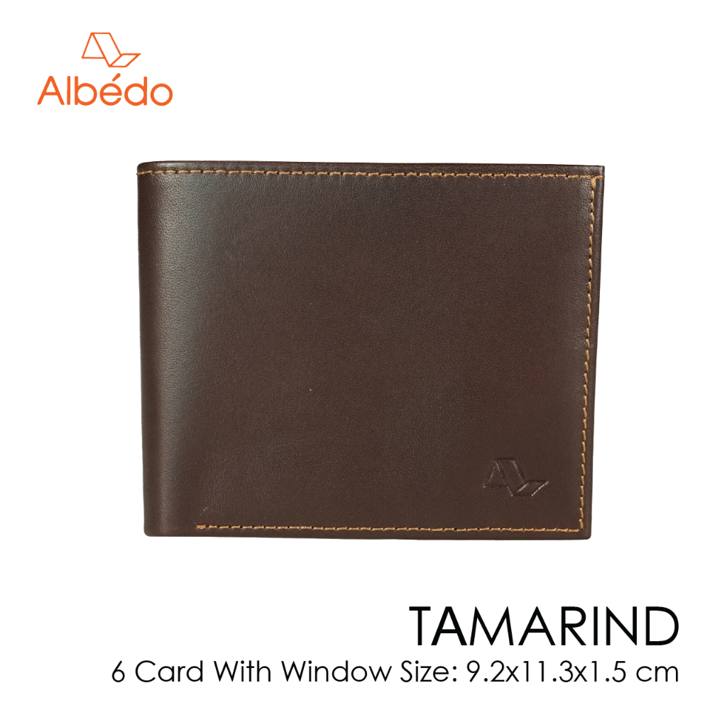 [Albedo] TAMARIND 6 CARD WITH WINDOW กระเป๋าสตางค์/กระเป๋าเงิน/กระเป๋าใส่บัตร รุ่น TAMARIND -TM04277