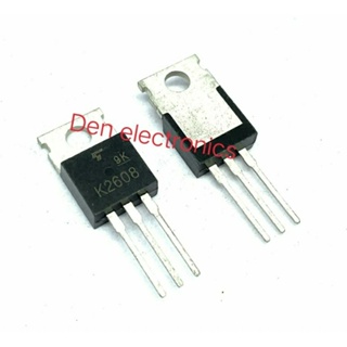 K2608 TO220  3A 900V MOSFET N-Fet มอสเฟต ทรานซิสเตอร์ สินค้าพร้อมส่ง (ราคา1ตัว)