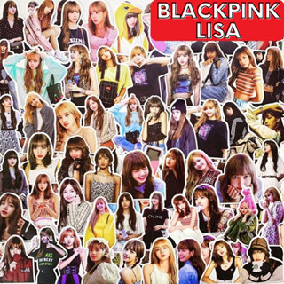 ✅พร้อมส่ง✅ Sticker BLACKPINK Lisa ไดคัท 56 ชิ้น