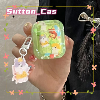 ❤️ส่งของขวัญ❤️ เคสแอร์พอด 1 2 ลูกสุนัข กราฟฟิตี การ์ตูน เคส AirPods 3 pro สาวน่ารักหัวใจ case for AirPod Pro2 AirPods g