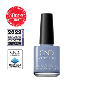 CND VINYLUX สีทาเล็บกึ่งเจล สี Vintage Blue Jeans 0.5 oz. (15 ml.) นำเข้าจากอเมริกา