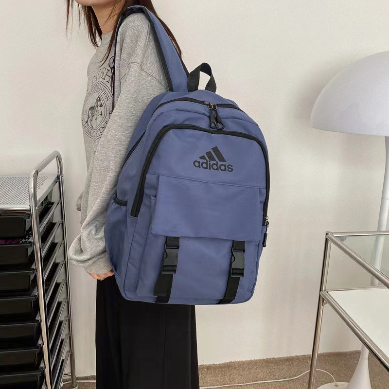 Adidasคุณภาพสูงกระเป๋าสะพายหลังกีฬาสบาย ๆ สำหรับผู้ชายและผู้หญิงเหมาะสำหรับนักเรียน