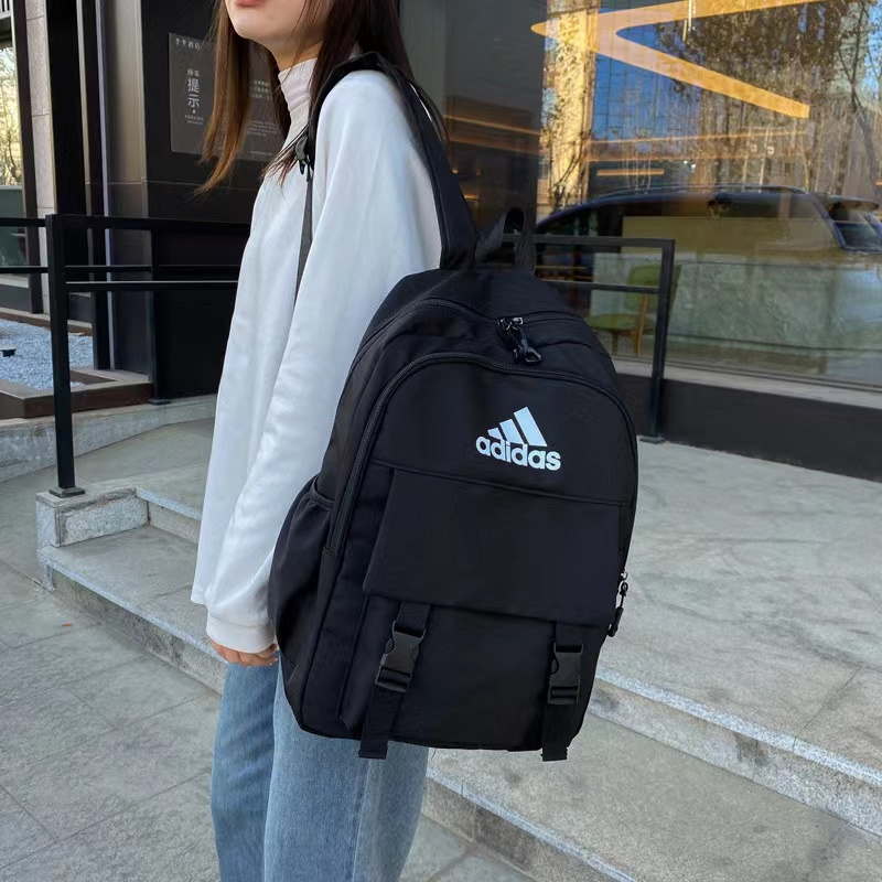 Adidasคุณภาพสูงกระเป๋าสะพายหลังกีฬาสบาย ๆ สำหรับผู้ชายและผู้หญิงเหมาะสำหรับนักเรียน