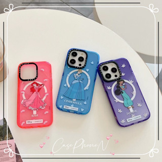 เคสไอโฟน iphone 11 14 Pro Max เจ้าหญิงดิสนีย์ เคสโทรศัพท์แม่เหล็ก ขอบเต็ม ป้องกันการตก iphone 12 13 Pro Case for iPhone