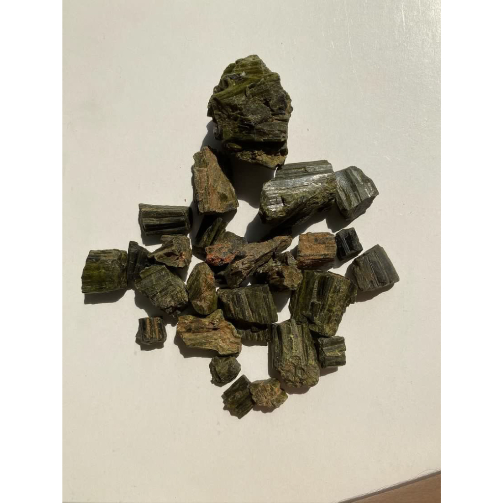 Green opaque tourmaline