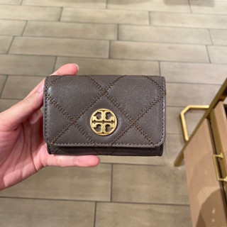 Tory Burch Willa Card Case กระเป๋าสตางค์ แบบใส่เหรียญ ใส่บัตร (ถ้าใส่แบงค์ ต้องพับ)