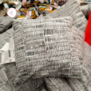 IKEA หมอนอิง หมอน หมอนนุ่ม ลายเทา 40x40 ซม. นุ่มมาก  Soft Pillow สำหรับวางบนโซฟา หมอนอิงเก้าอี้ทำงาน หมอนอิงหลัง