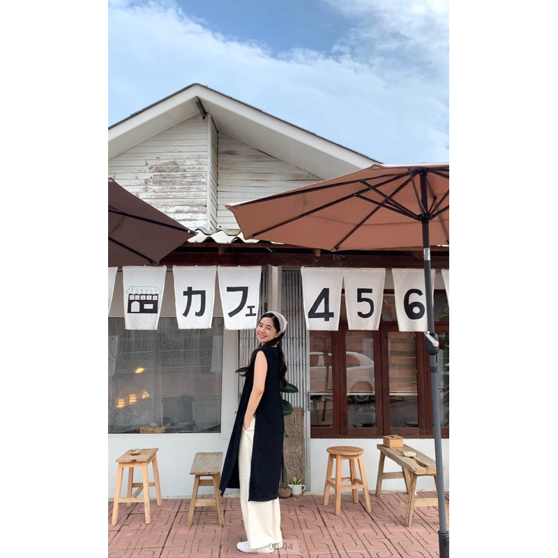 เดรสผูกข้าง แขนกุด 6สีพร้อมส่ง - รูปที่ 3