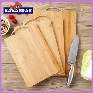 มีหลายขนาด พร้อมจัดส่ง เขียงไม้ไผ่ เขียงครัว  เขียงไม้เนื้อแข็ง Bamboo cutting board  มีหูจับ แขวนได้ แข็งแรง ทนทาน