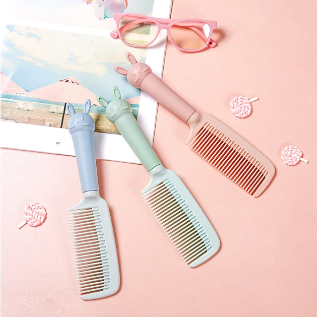 🧸พร้อมส่ง🧸 "PWM" แปรงหวีผม หวีแฟชั่น หวีลายน้องกระต่ายน่ารักมากๆ