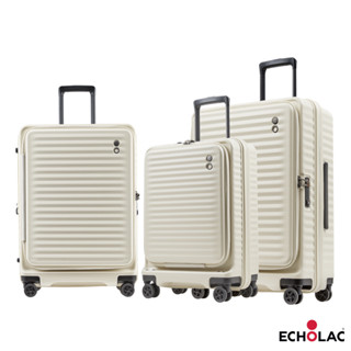 ECHOLAC กระเป๋าเดินทางเปิดฝาหน้า รุ่นเซเลสตร้า (Celestra PC183FA) : สีไลท์คอฟฟี่