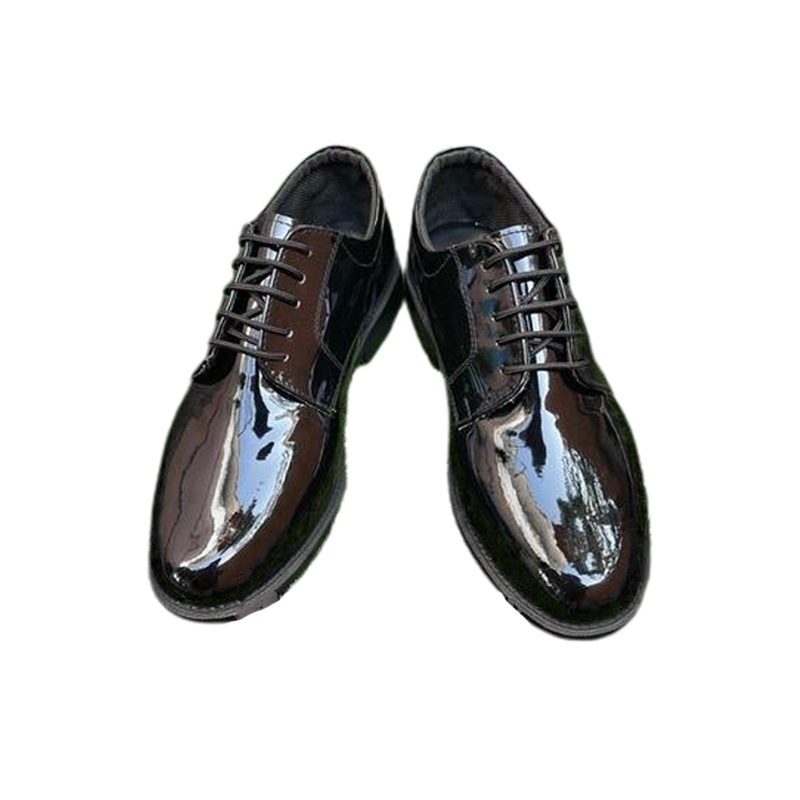 สินค้าขายดี คัทชูหนังแก้วแบบผูกเชือก ทรงราชการ นักเรียน งานถูกระเบียบ มีหลายไซส์ให้เลือก