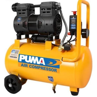 NNP-006-ปั๊มลม มาตรฐานญี่ปุ่น แบบไร้น้ำมัน25L PUMAOS-25 1/2HP2P พร้อมส่ง