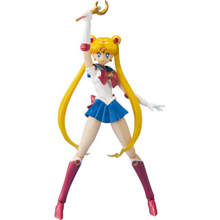 จัดส่งตรงถึงญี่ปุ่น S.H.Figuarts Sailor Moon Sailor Moon ประมาณ 140mm ABS &amp; PVC ทาสีรูปเคลื่อนย้ายได้