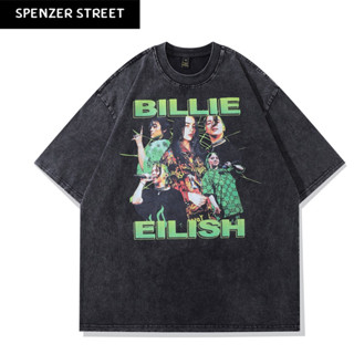 Spenzer.street | 🖤 Billie green เสื้อโอเวอร์ไซส์ เสื้อผ้าสตรีท เสื้อเกาหลี เสื้อy2k ทราวิส 2pac ฮิต 2023 มาใหม่