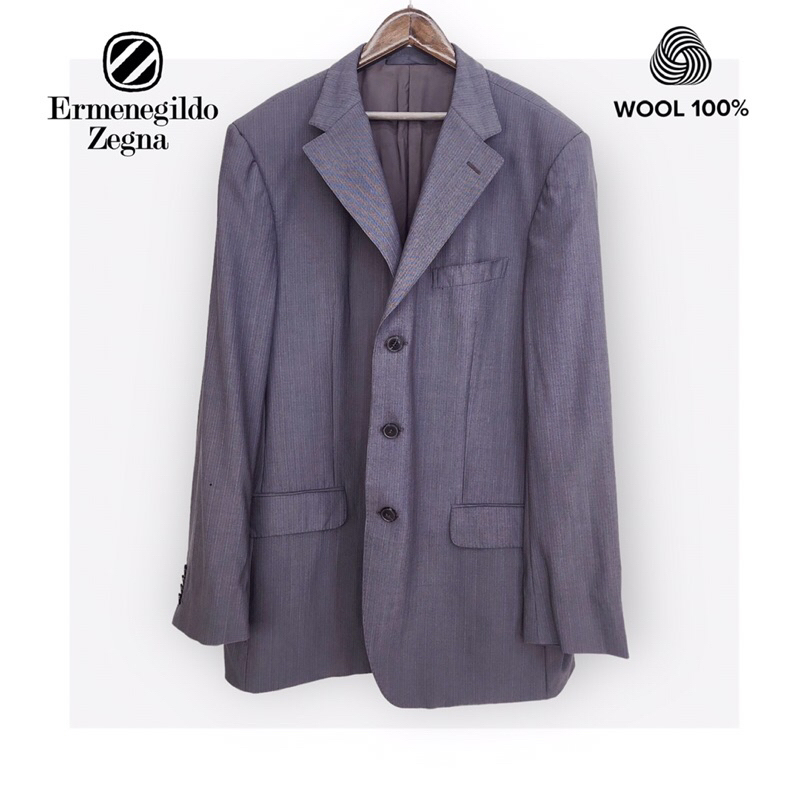 Used Jacket Suit Brand : Ermenegildo Zegna 💯%Wool