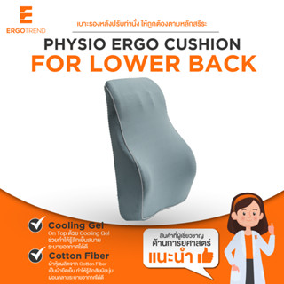 ERGOTREND PHYSIO ERGO CUSHION FOR LOWER BACK เบาะรองหลังปรับท่านั่งให้ถูกต้องตามหลักสรีรศาสตร์