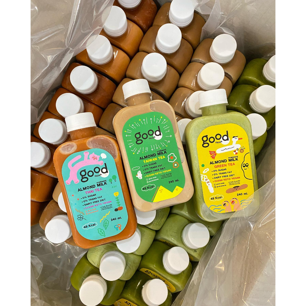 ขวดพลาสติก PET แบน เหลี่ยม 200ml. (60 ขวด) B006 - รูปที่ 5