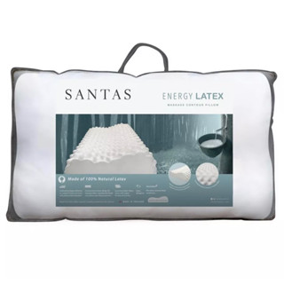 SANTAS หมอนหนุนยางพารา ENERGY LATEX STANDARD รุ่น MASSAGE CONTOUR