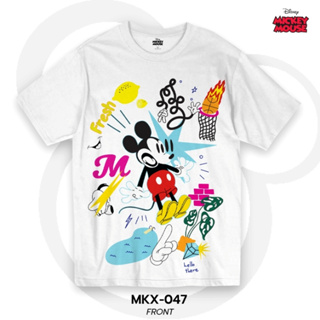 Power 7 Shop เสื้อยืดการ์ตูน มิกกี้เมาส์ ลิขสิทธ์แท้ DISNEY (MKX-047)