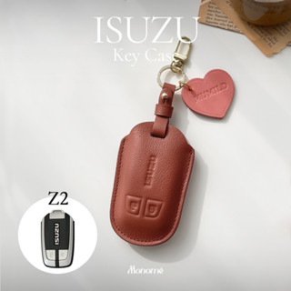 [Z2] Isuzu Key Case เคสกุญแจรถ หนังแท้  Dmax Mu-X 2012-2018 D-max Mu7 Mu-7 Mux Mu-x (Smart Key)