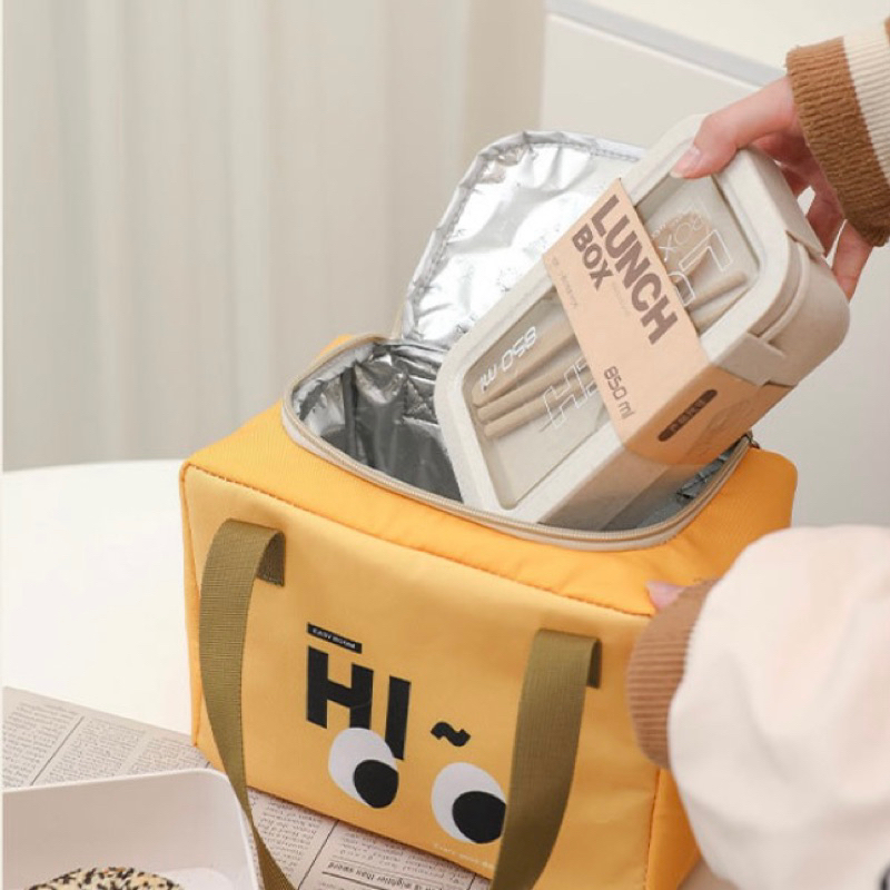 [🖤พร้อมส่ง🖤] Thermos bag กระเป๋ารักษาอุณหภูมิ เก็บกล่องข้าว