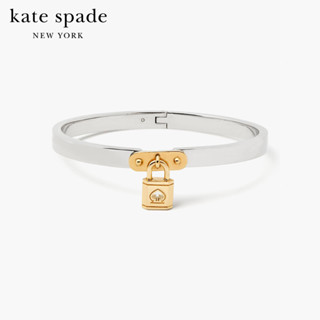 KATE SPADE NEW YORK LOCK AND SPADE CHARM BANGLE K6232 กำไลข้อมือ