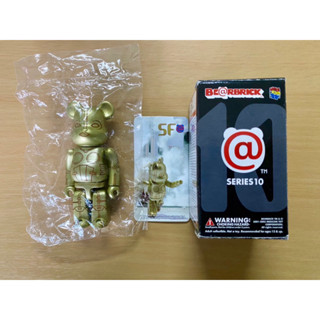 ฟิกเกอร์ bearbrick 100% Series 10 : Gold Lady (มีการ์ด+กล่องครบ) ของญี่ปุ่นแท้💯 (งาน Medicom toy)