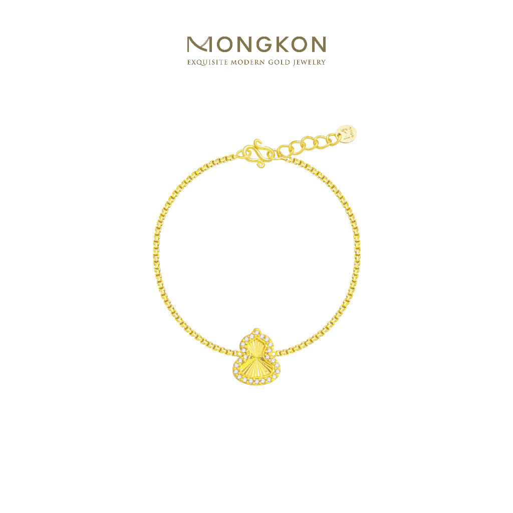 Mongkon Gold ทองคำแท้บริสุทธิ์สูง 96.5% สร้อยข้อมือ ครึ่งสลึง - 1 สลึง Calabash