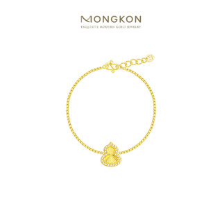 Mongkon Gold ทองคำแท้บริสุทธิ์สูง 96.5% สร้อยข้อมือ ครึ่งสลึง - 1 สลึง Calabash