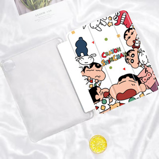 for Crayon Shinchan เคสหลังใสไอแพด เคสสิลิโคน โปร10 5นิ้ว gen6/7/8/9/10 แอร์1/2/3/4/5 เจน10 2 air10 9 9 7 2019 Ipad Case