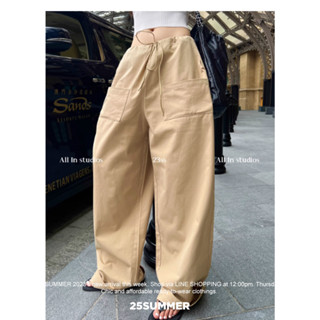 T20 - Cargo Pants กางเกงผ้าคาร์โก้ขายาว