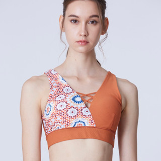 Jenim Sports Marrakesh 2 Tones Braid Bra สปอร์ตบราสองสี บราออกกำลังกาย มีฟองน้ำ ถอดออกได้