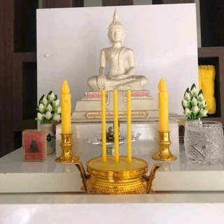 ชุดธูปเทียนไหว้พระขนาดมินิ เหมาะสำหรับหิ้งพระขนาดเล็ก