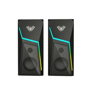 AULA N-521 Wired Speaker RGB USB 2.0 ลำโพง