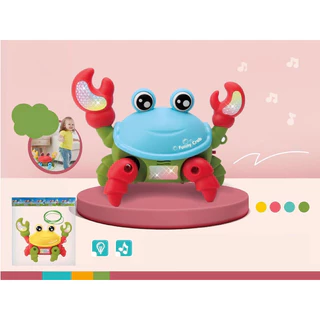 ของเล่นปูน่ารัก แบบมีไฟ พร้อมเสียงเพลง น่ารัก สําหรับเด็ก