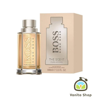 ￼น้ำหอม แท้ Hugo Boss The Scent Pure Accord for men EDT. 100ml