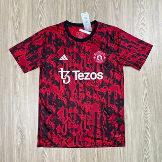 เสื้อบอล  เสื้อผู้ใหญ่ ManU ปีศาจแดง 2023/2024 เนื้อผ้าโพลีเอสเตอร์ เกรดแฟนบอล AAA