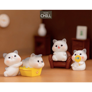 [MC651] ตุ๊กตุ่นจิ๋ว แมว โซคิ้วท์ 😸 (1 ตัว ราคา 5, 12 บาท)