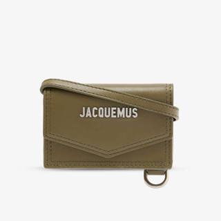 พร้อมส่ง JACQUEMUS Le Porte logo-embossed leather cross-body bag