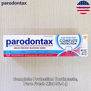 Parodontax™ Complete Protection Toothpaste, Pure Fresh Mint 96.4 g พาโรดอนแทกซ์ ยาสีฟัน ป้องกันฟันผุ สุขภาพเหงือกและฟัน