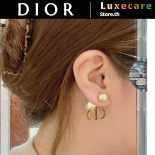 ดิออร์💎Dior DIOR TRIBALES Earrings Dior ต่างหูแฟชั่น/หรูหรา/สง่างาม/ป่า/