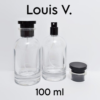 ขวดน้ำหอมสเปรย์ รุ่น Louis หลุยส์ ฝาดำ (ขวดเปล่า) 100 ml