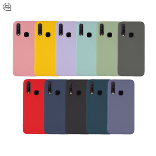 เคส Vivo Y12 Y15 2020 VIVO 1901 Y17 เคสซิลิโคนนิ่ม กันกล้อง สีพาสเทล TPU หนา