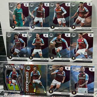 2021-22 Panini Mosaic เบสการ์ดทีมวิลล่า Aston Villa แยกใบขาย